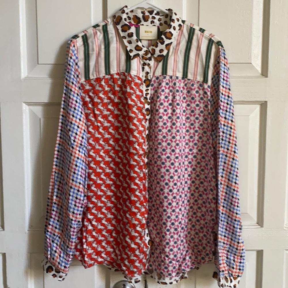 Maeve long sleeve blouse